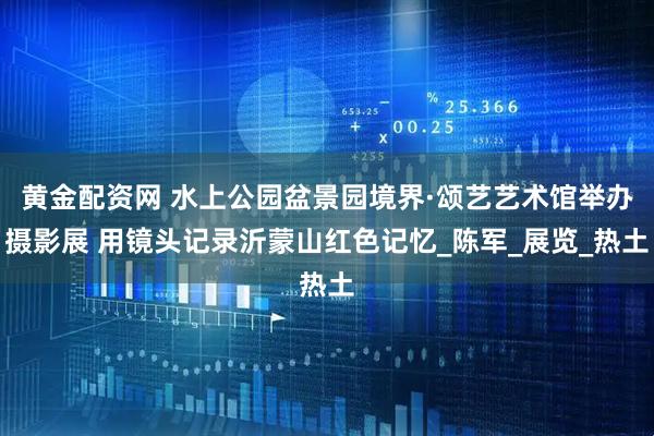 黄金配资网 水上公园盆景园境界·颂艺艺术馆举办摄影展 用镜头记录沂蒙山红色记忆_陈军_展览_热土
